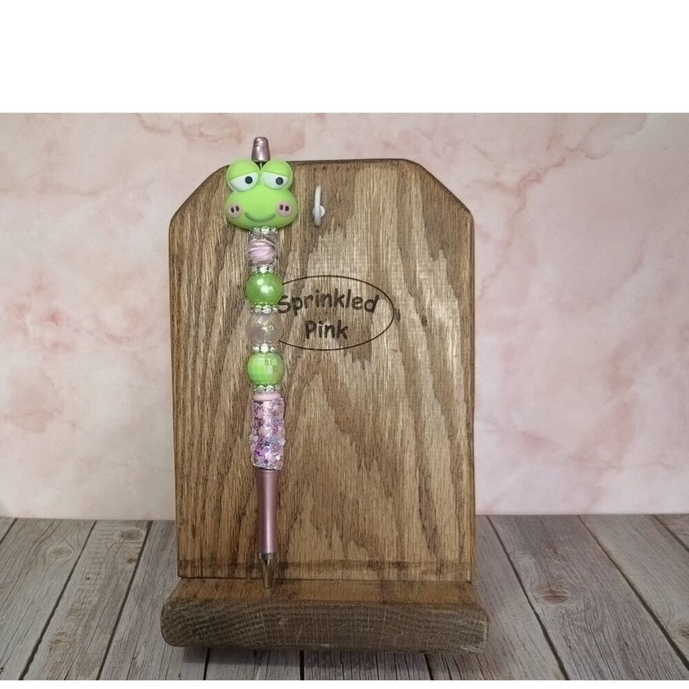 #KP-896 Handmade Beaded Pen Keroppi